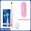 Oral B Sonic Electric Toothbrush Rechargeable 3D Rotating Tooth Brush 14 Days Long Battery Life 2Mins Smart Timer Pro600 Pro1Max