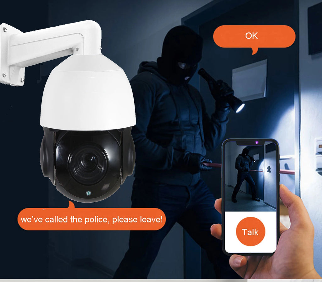 onvif- compatible 4K 8MP 6MP 5MP IP PTZ camera outdoor H265 POE IP PTZ camera 30x zoom ptz ip camera speed dome