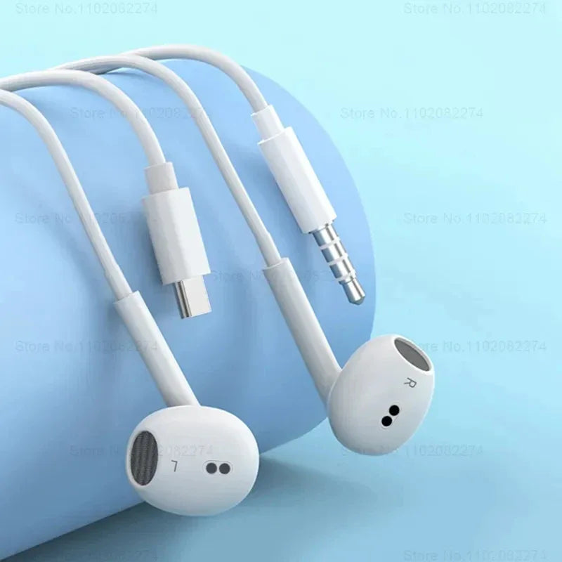Tidesmit USB-C Wired Earbuds with Noise Isolation for Android Tidesmit