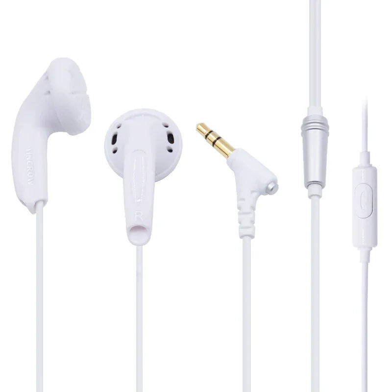 Wired HiFi Earbuds with Mic – Tidesmit Flat Head In-Ear Headphones Tidesmit