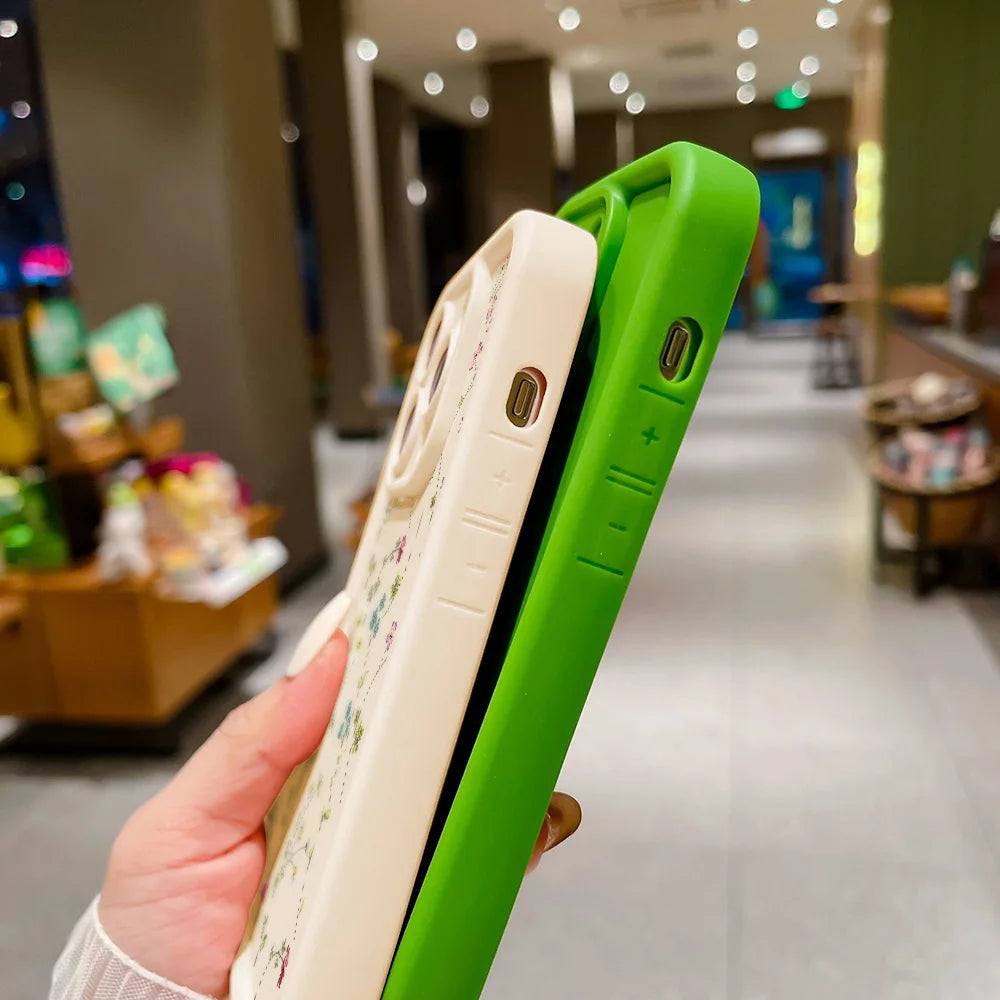 Flower Phone Case for iPhone, Shock-Absorbing Military-Grade Cover Tidesmit