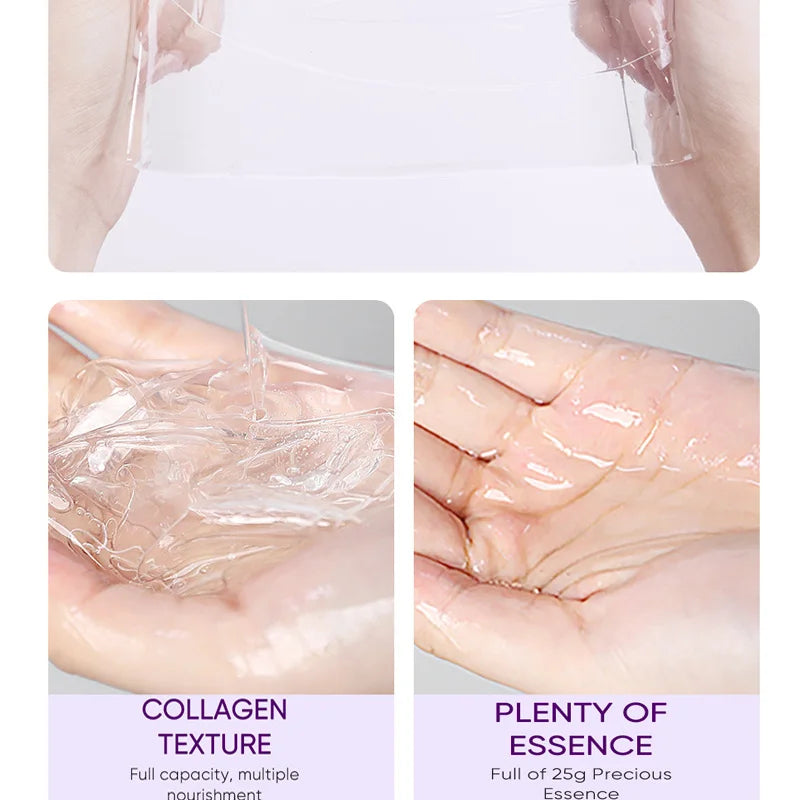 Collagen Anti Wrinkle Facial Mask Anti Aging Fade Fine Lines Firm Skin Moisturizing Brightening Smooth SkinCare Korean Cosmetics