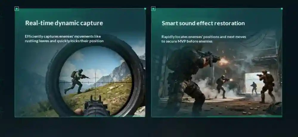 Wireless Gaming Headset with Active Noise Cancellation & Low Latency Tidesmit