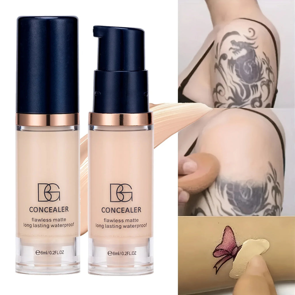 Tidesmit mini matte full coverage liquid concealer and foundation for all skin types long-lasting waterproof finish