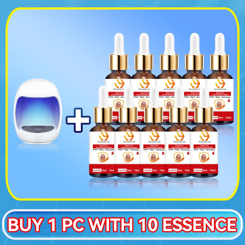 Professional Nail Cleaning Brush Set for Manicure & Wellness Care Relaxation Treatment 1PC with 10 bottles Tidesmit