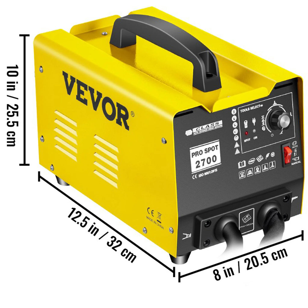 VEVOR Pro Leg Stretcher 220LBS Leg Stretch MachineCarSpotWelder3500ADentPullerKitHandHeldVehicleSpotterWeldingCarBodyBumper