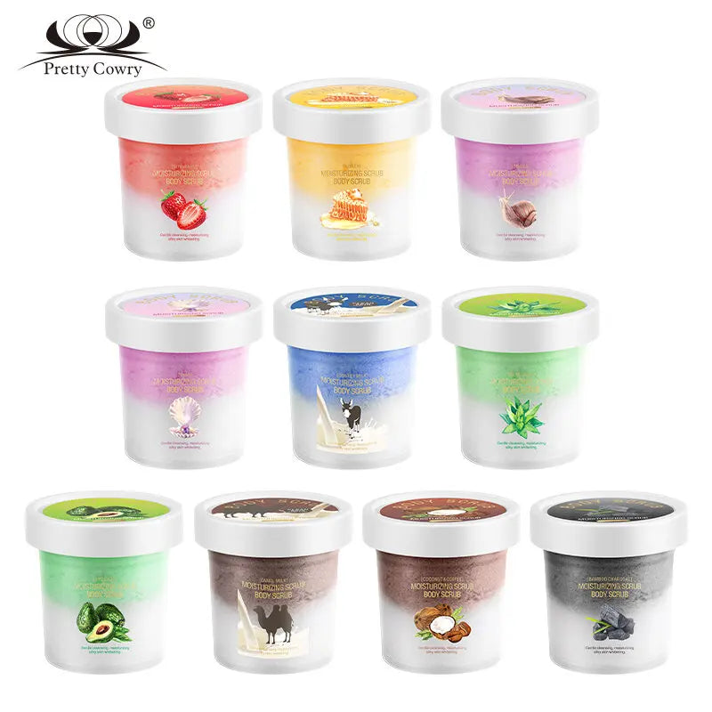 Ice Cream Body Scrub: Deep Exfoliating Natural Skincare Formula Scrubs Treatments Tidesmit