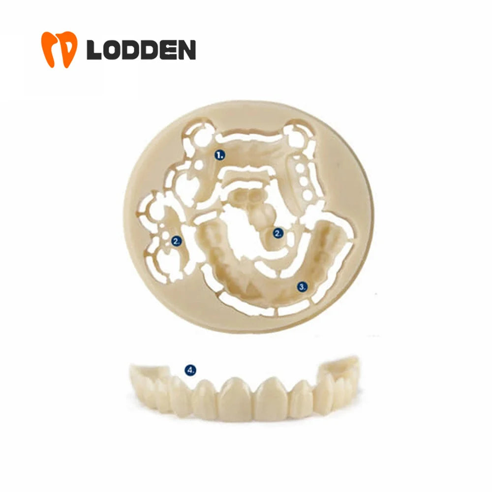 Tidesmit 98mm Flexible Dental PMMA Disc for CAD/CAM Milling and Restorative Lab Procedures