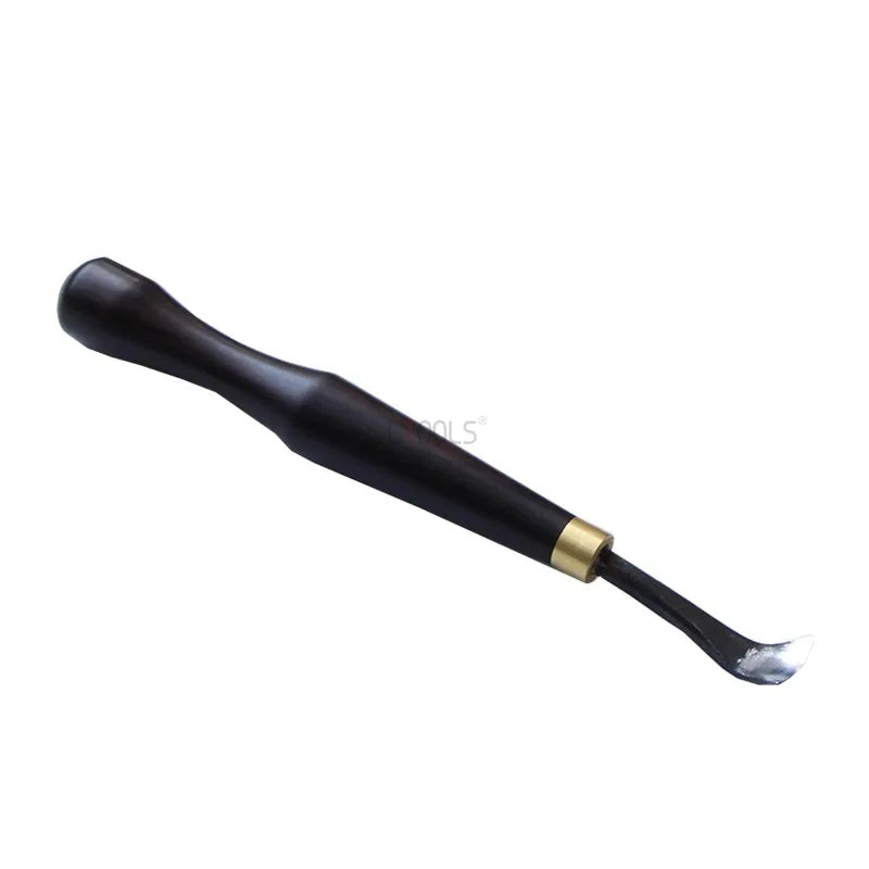 Woodworking DIY Spoon Digging Knife Precision Carving Special Curved Knife Professional Craftsman Tree-root Carving Chisel Tools