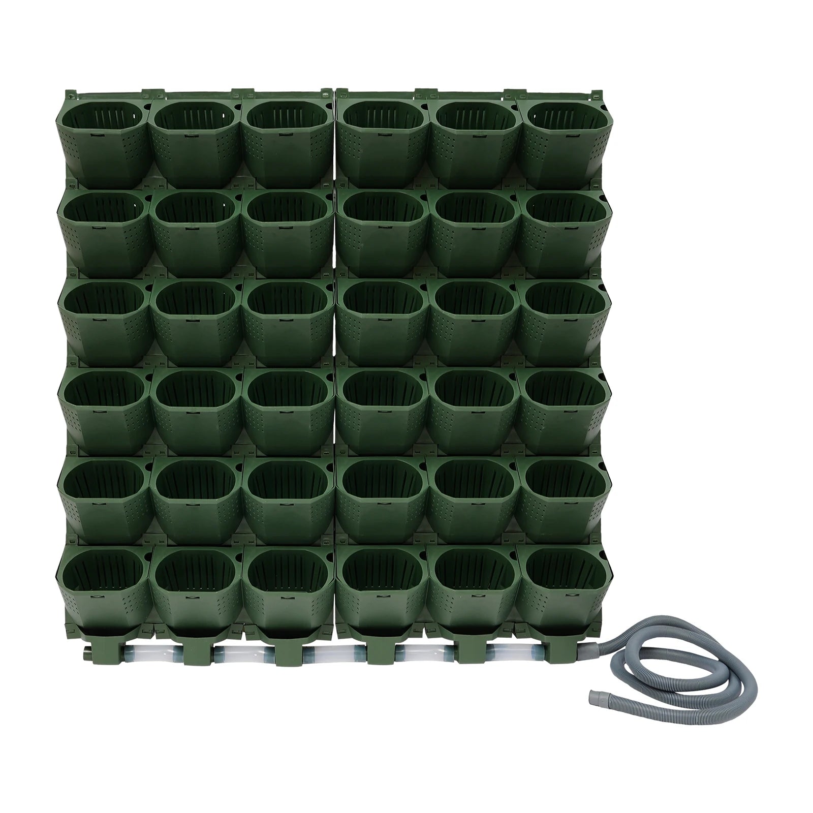 36 Cups Vertical Wall Planter Kit W/Auto Drip Irrigation Smart Timer & LCD Display Home Garden Grow Bag Garden Planter