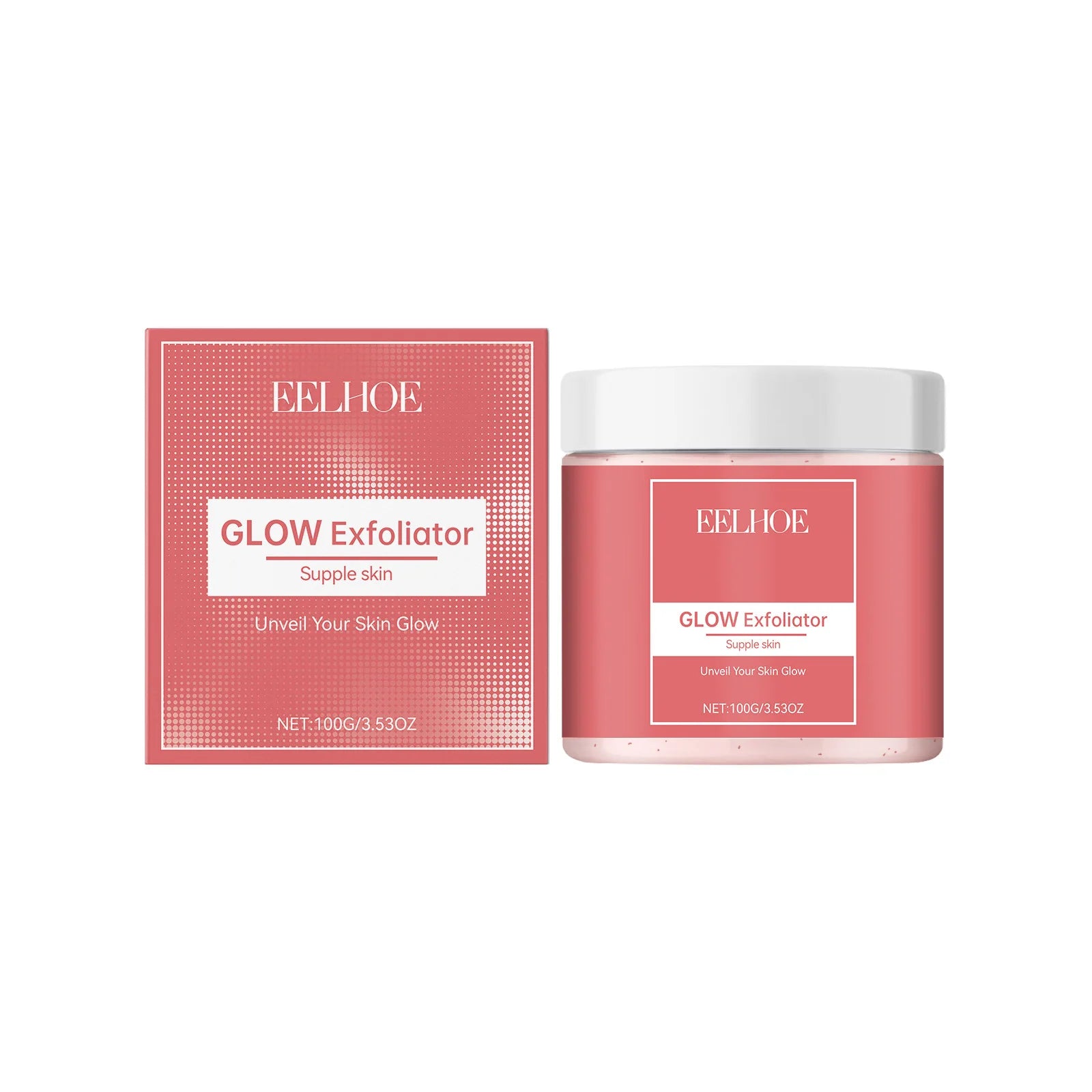 Facial Exfoliating Scrub for Dark Skin - Natural Brightening Glow Scrubs Treatments Tidesmit