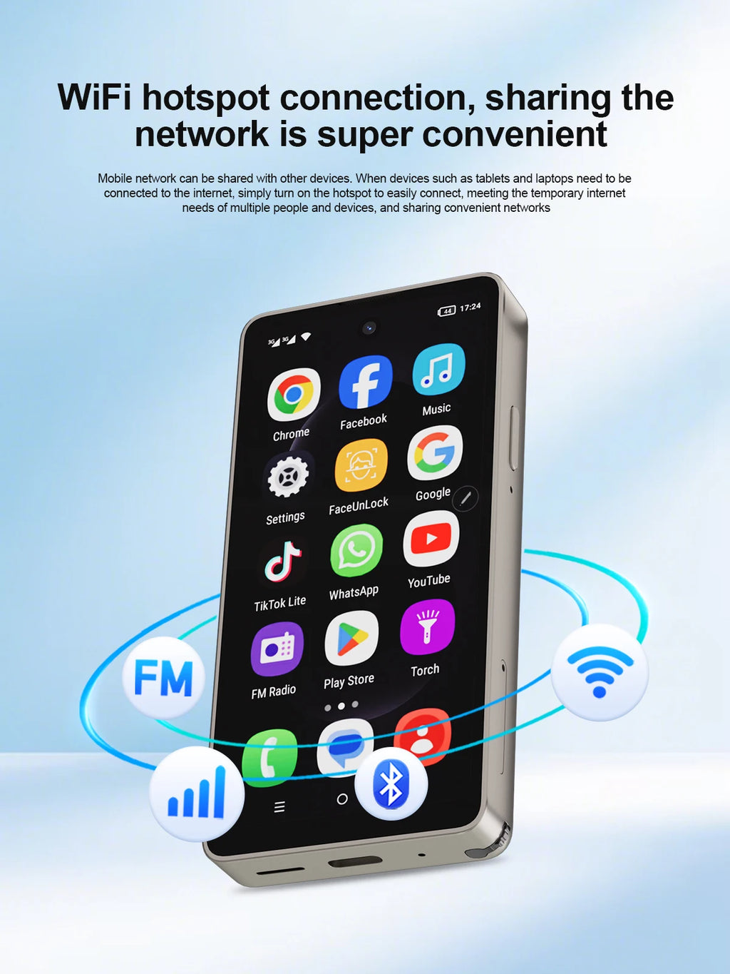 SERVO Built-in Stylus Mini Smartphone Android 3G Cellular 4" Display 16GB ROM GPS Face Unlock Tiny Mobile Phones WIFI Play Store