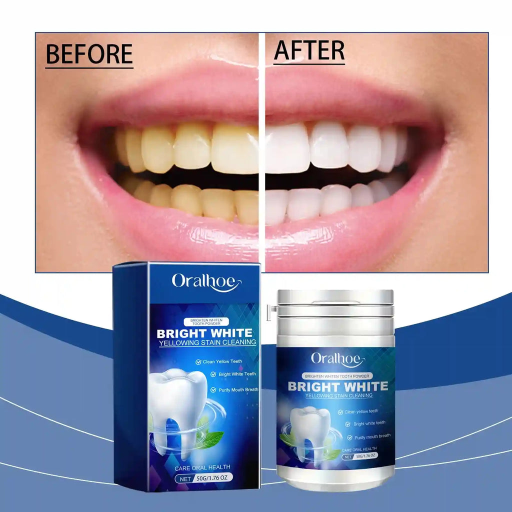 Tidesmit Mint Xylitol Mineral Teeth Whitening Powder for Stain Removal and Oral Freshness