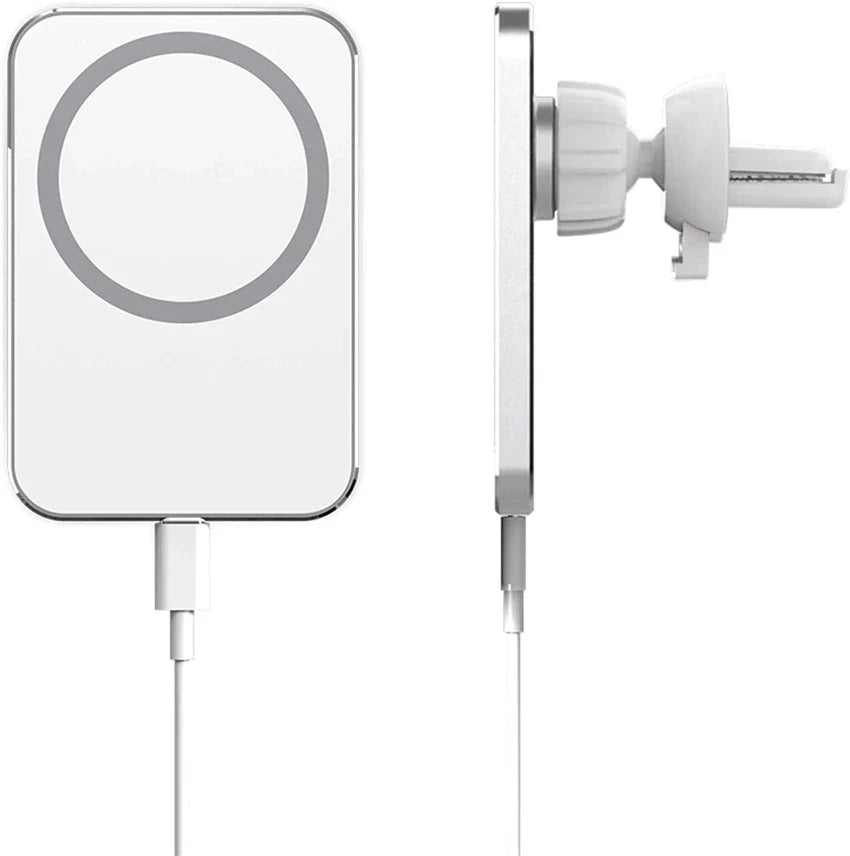 Magnetic Wireless Car Phone Charger – Fast Qi Certified Mount Tidesmit