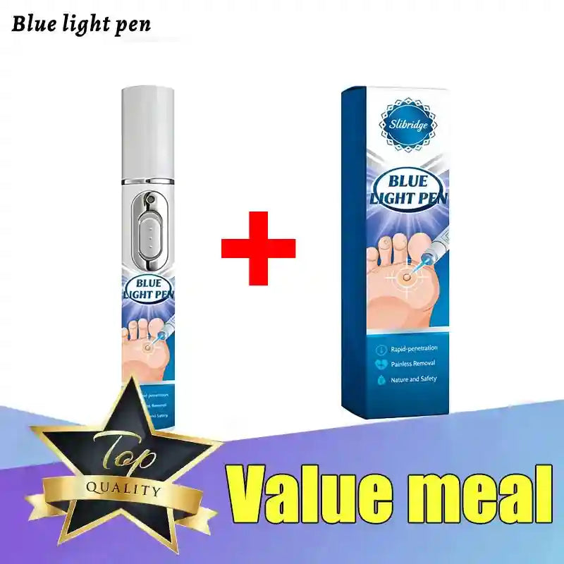Blue Light Wart Removal Pen - Non-Invasive Skin Care Tool | Tidesmit Lip Care 1 PC 1 Chem Tidesmit
