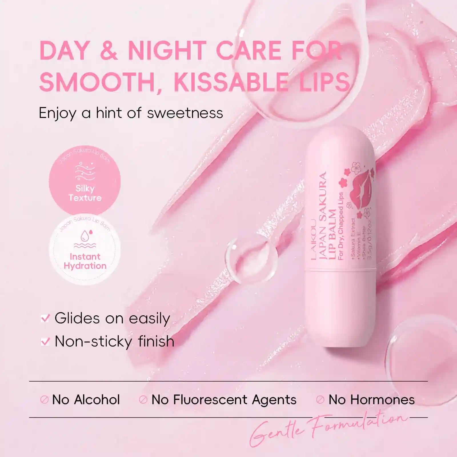 Sakura Lip Balm Hydrating Plumping Treatment 3.5g - Tidesmit Lip Care Lip Care Tidesmit