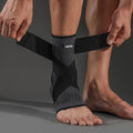 VBOSI Ankle Brace Compression Support Sleeve with Adjustable Strap for Men Women, Breathable Knitted Ankle Support for Sprain, S