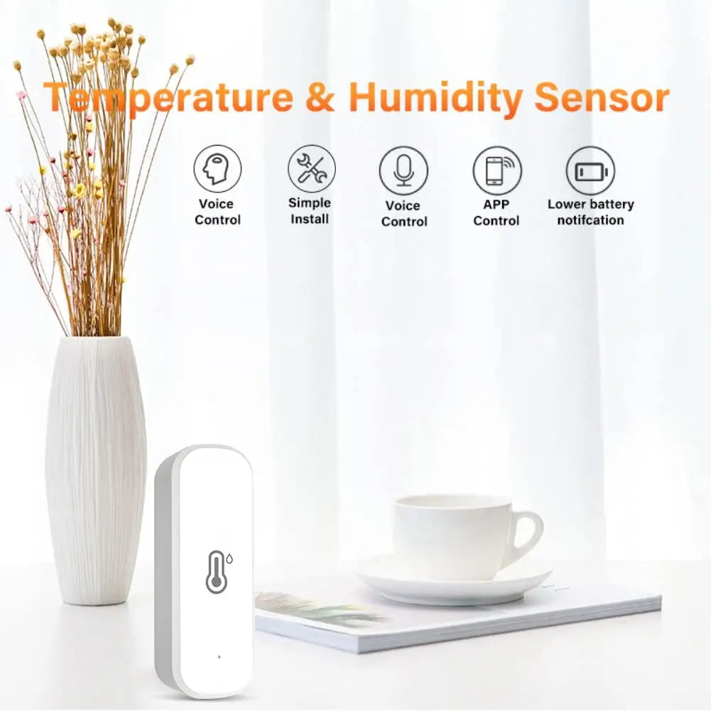WiFi Temperature Humidity Sensor – Smart Home Remote Climate Monitor Tidesmit