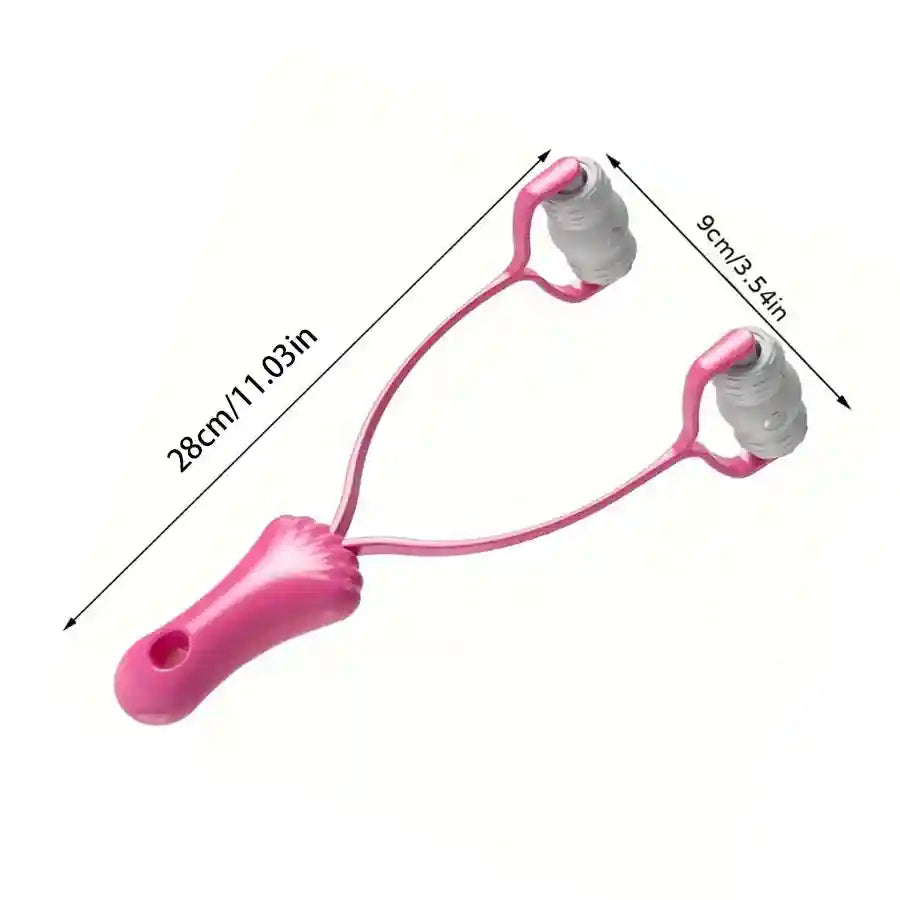 Facial Massage Roller 360 Rotating Y-Shape Lifting Tool Pink Massage Roller Tidesmit