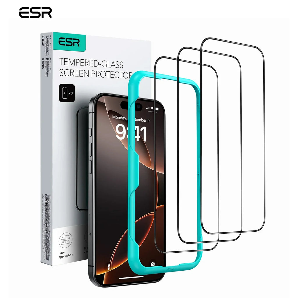 Privacy Screen Protector for iPhone - 9H Tempered Glass 3 Pack Tidesmit