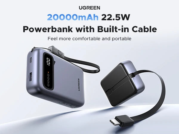 20000mAh Portable Charger - Fast Charging Power Bank for iPhone 16 Tidesmit