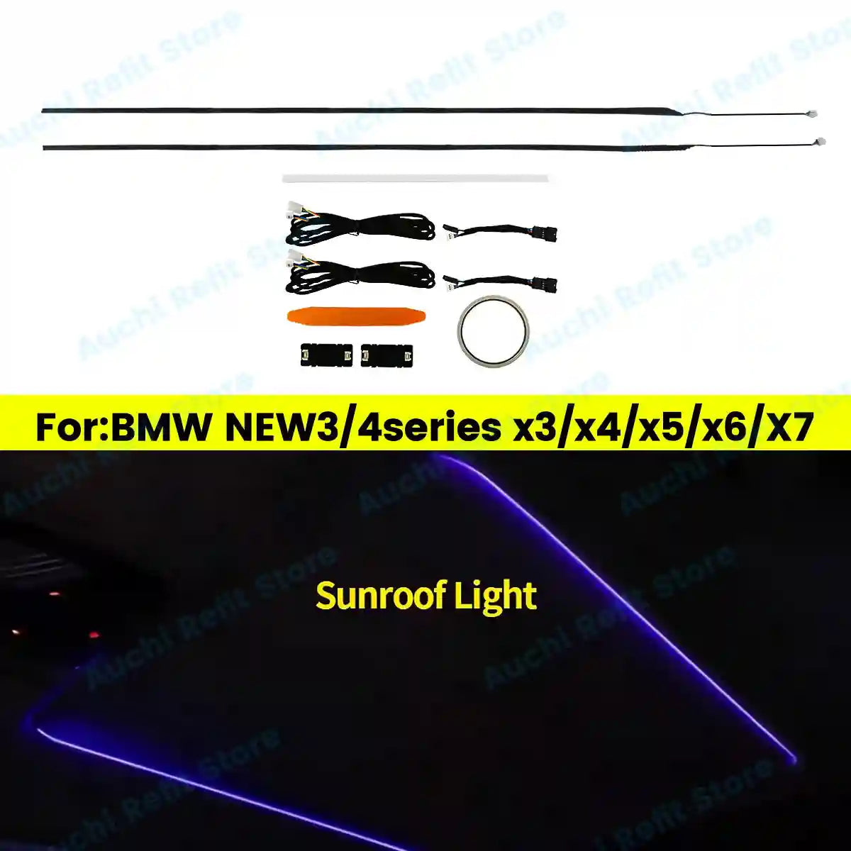 BMW LED Sunroof Ambient Light Kit for Panoramic Skylights CN Tidesmit