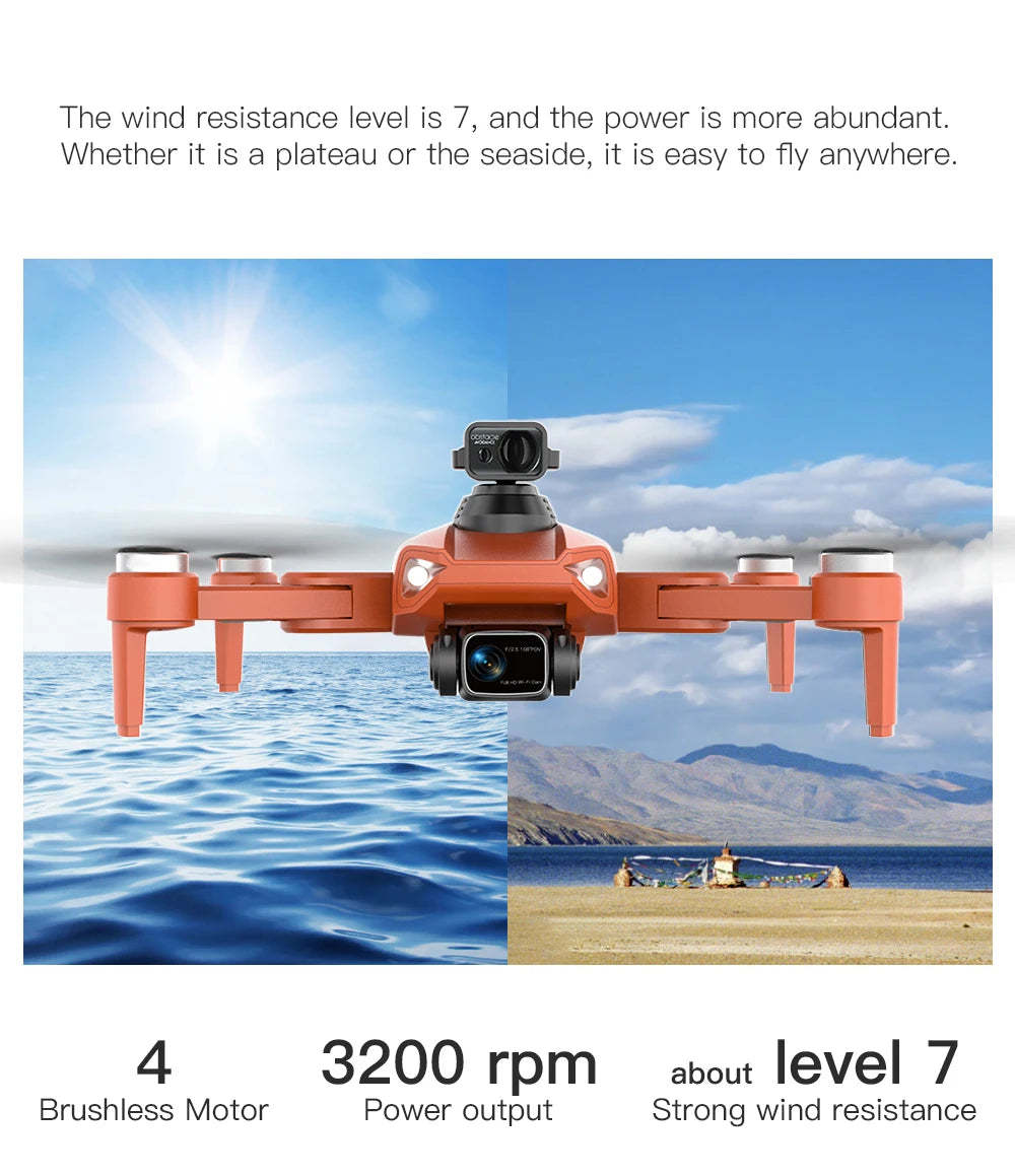 4K GPS Drone with Obstacle Avoidance and FPV Camera | Tidesmit Tidesmit