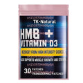 Tidesmit 30 HMB and Vitamin D3 transdermal patches for muscle growth, strength, and exercise recovery.