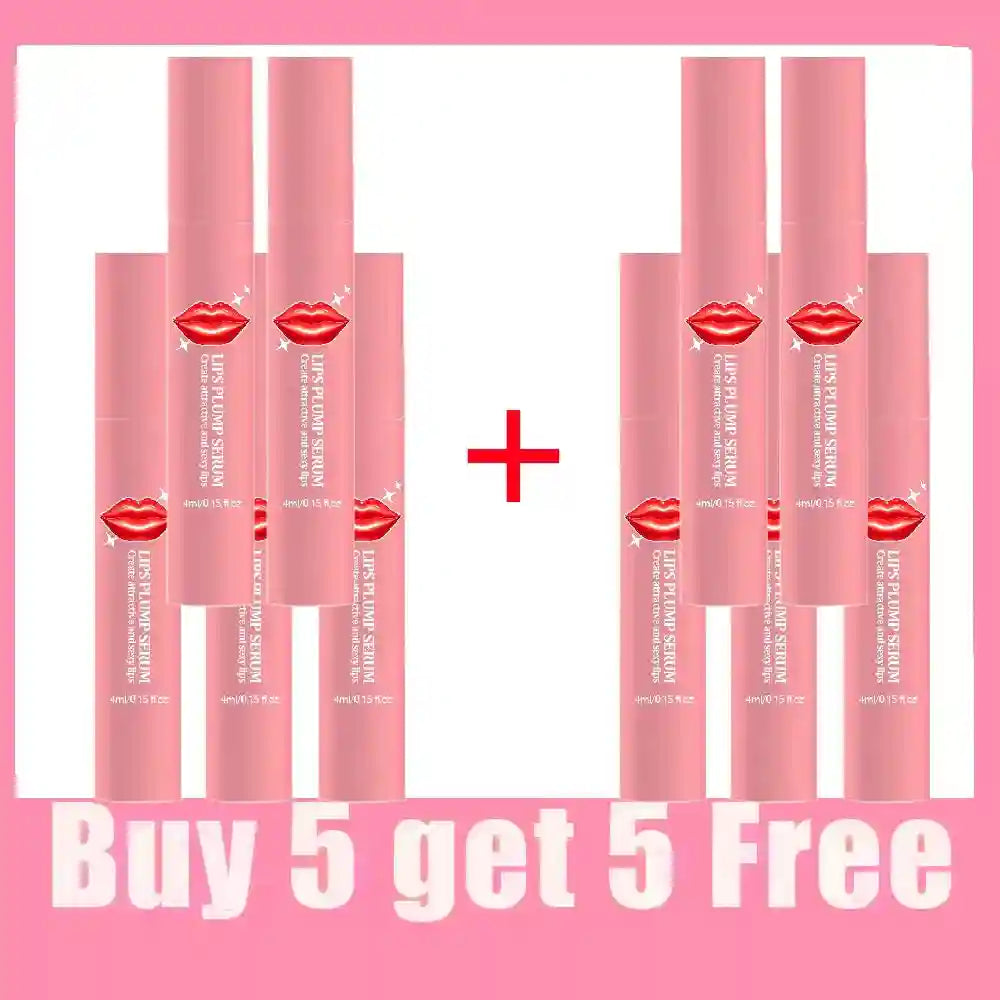 Lip Plumper Serum - Natural Volume Boost & Hydrating Lip Treatment Lip Care Buy 5 Get 5 Free Tidesmit