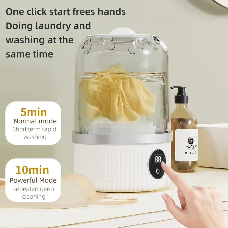 Tidesmit Mini Electric Washing Machine 220V Wireless Charging