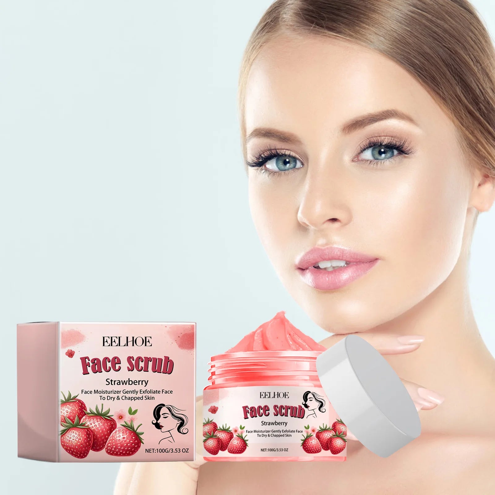 Facial Scrub for Dead Skin Removal - Salon-Quality Pore Tightening Exfoliator Scrubs Treatments Tidesmit