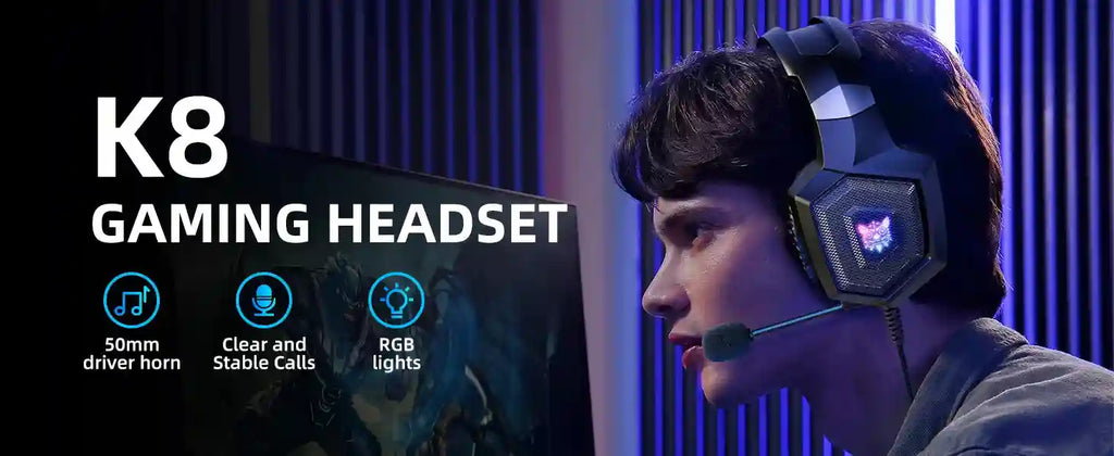 Tidesmit Gaming Headset with Mic, 7.1 Surround Sound for PC and PS5 Tidesmit