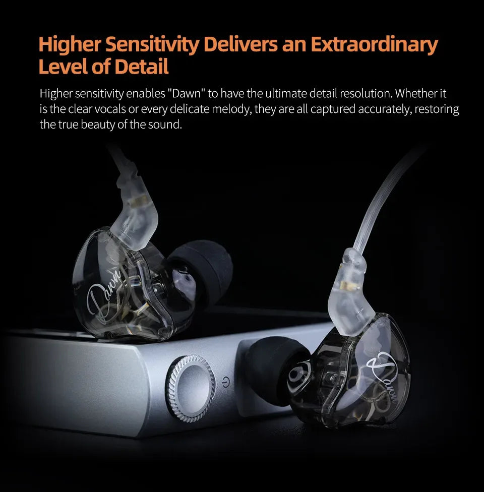 10mm Dynamic Driver In-Ear Monitors by Tidesmit Tidesmit