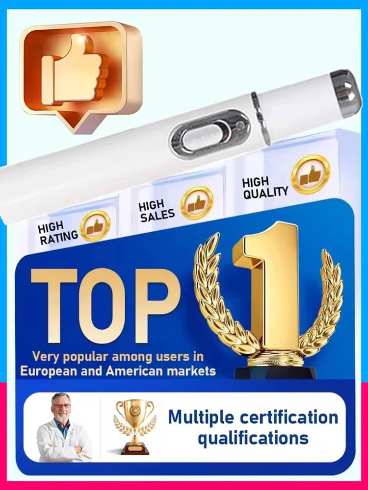 Nail Laser Pen for Onychomycosis - Portable Home Wellness Device Relaxation Treatment Tidesmit
