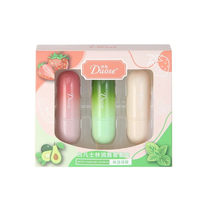 Fruit Lip Balm Set | Nourishing Moisturizing Lip Care Treatment Lip Care Tidesmit