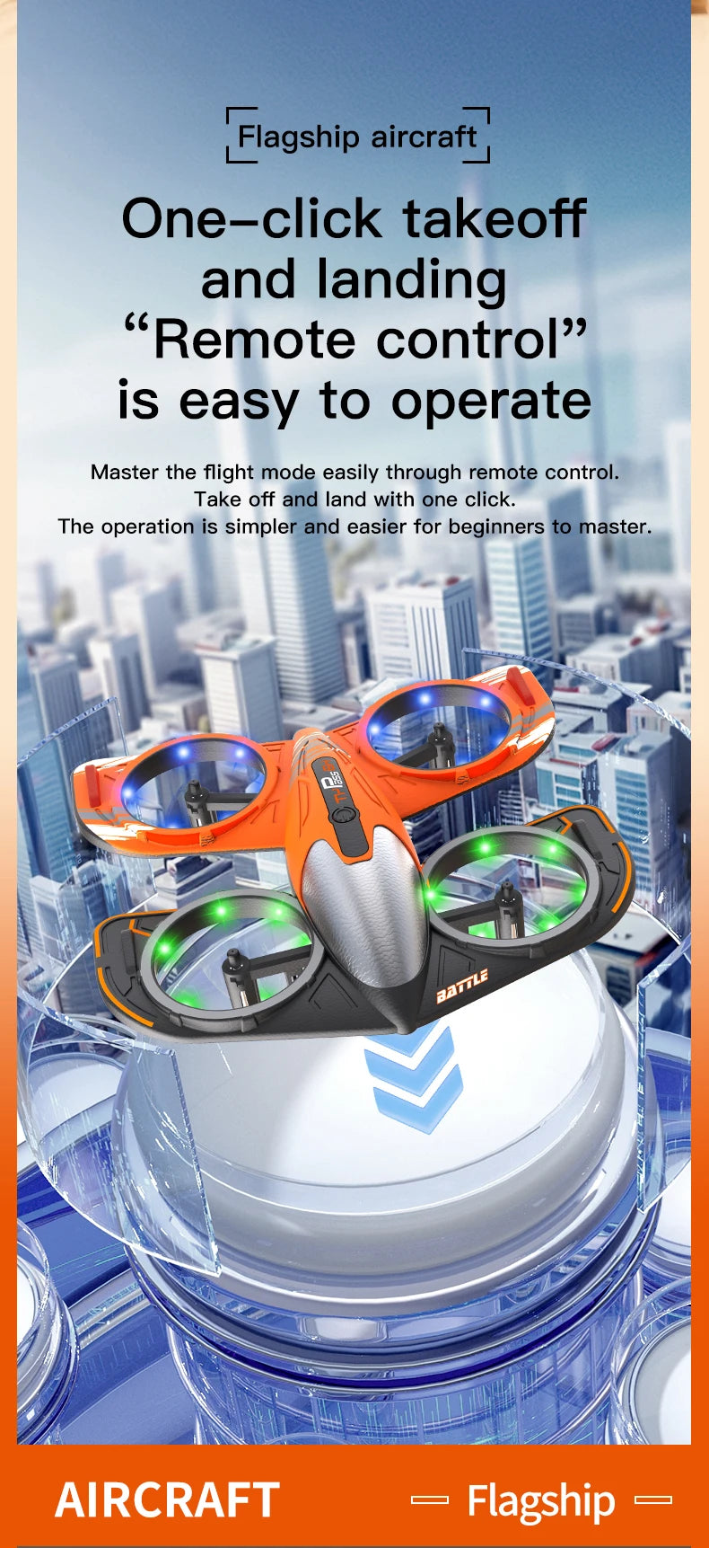Camera Drone with Screen Remote and Altitude Hold - Tidesmit Tidesmit