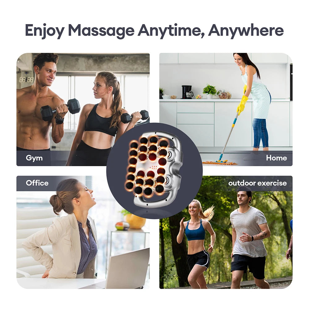 Fascia Massage Gun - 99 Strength Levels Portable Body Massager Relaxation Treatment Tidesmit