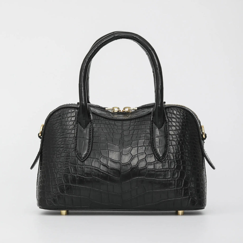 2025 New Design Fashion Crocodile Leather Women's Handbag Luxury Genuine Leather Lady Shoulder Bag Leisure Bag For Women 45