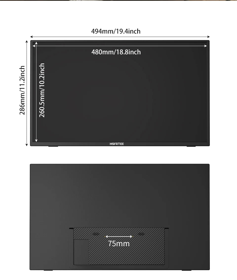 HGFRTEE 21.5 Inch 100HZ VA Panel - Gaming Monitor 4000:1 1080P Resolution 3ms Response Time And 178 Degree Wide Viewing Angle