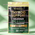 30 Patches Thyroid Support Transdermal Patches With Iodine , Magnesium , Zinc - Antioxidant & Immune Support