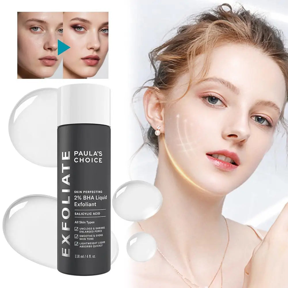 2% Salicylic Acid Exfoliant for Acne Treatment & Oil Control 118ml Scrubs Treatments Tidesmit