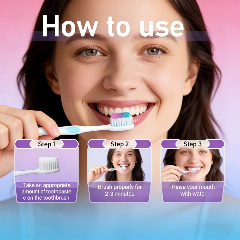 Tidesmit Niacinamide teeth whitening toothpaste for stain removal and fresh breath oral care