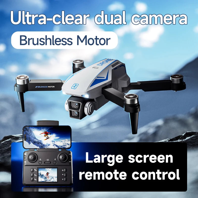 4K Camera Drone - M2 Foldable Quadcopter with Optical Flow Tidesmit