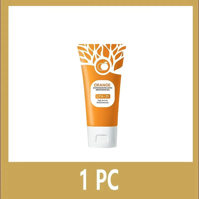 Orange Exfoliating Gel for Face & Body - Natural 50g Scrub Scrubs Treatments 1PCS Tidesmit