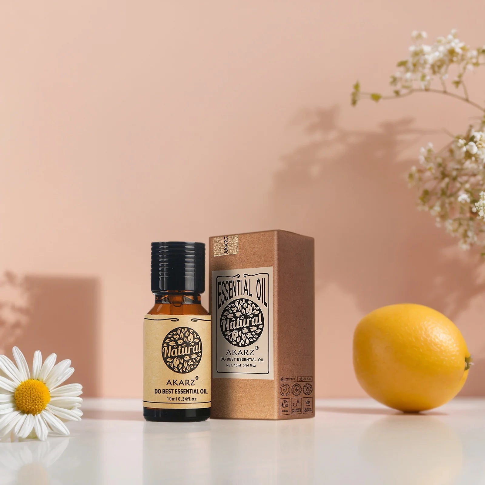 AKARZ Lemon Verbena Laurel Pineapple Bamboo Medlar Peony Ravensara Tangerine Essential Oil Handmade DIY Soap Scents Perfume Oil