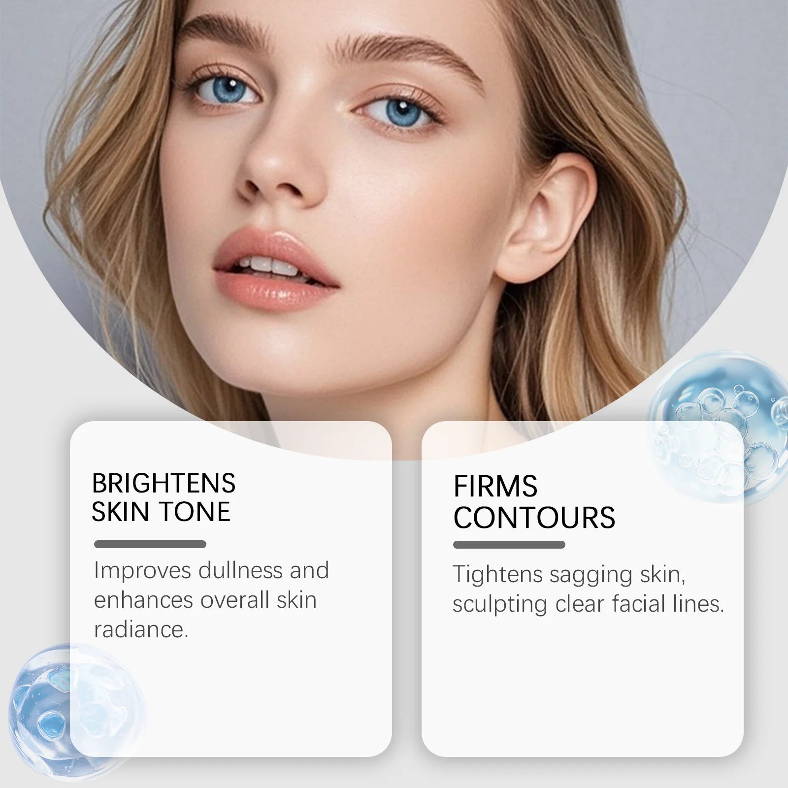 Tidesmit Elasticity Boost Korean serum texture close-up showing lightweight anti-aging rejuvenating face serum formula