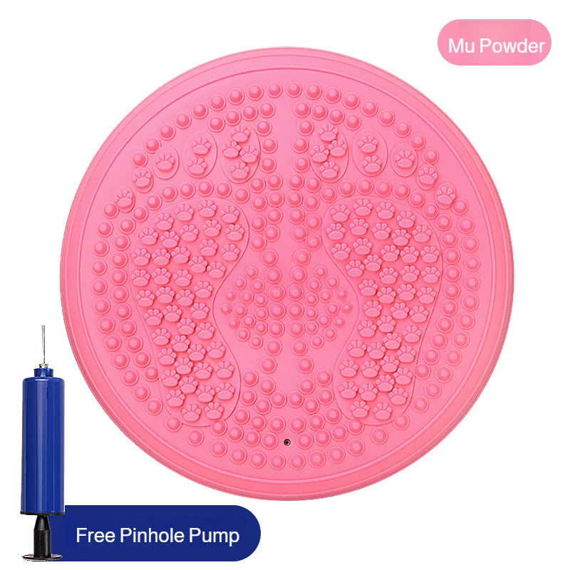 Massage Cushion Balance Board - Sensory Integration & Muscle Relief Tool Massage Cushion pink Tidesmit