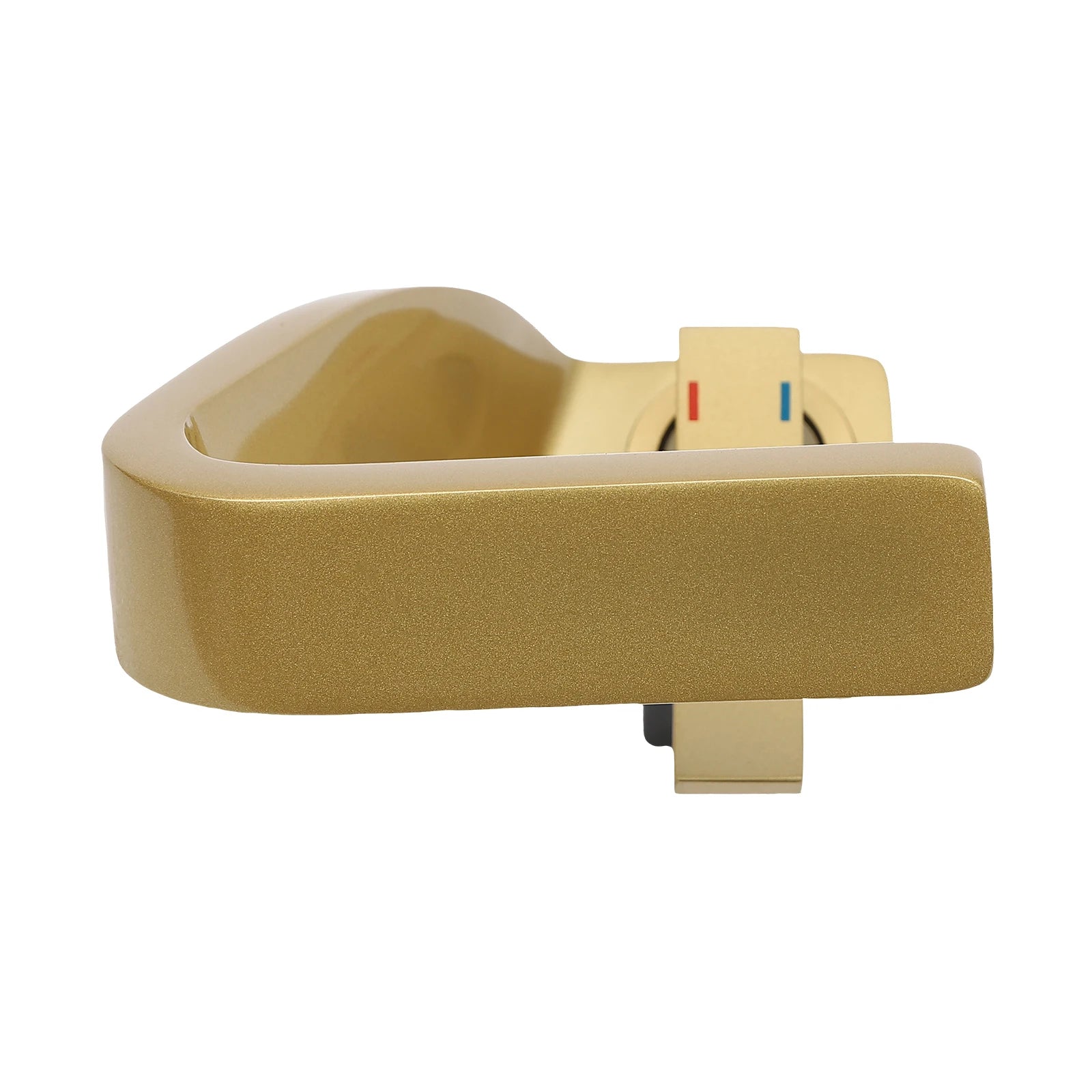 Gold Bathroom Waterfall Mixer Tap Modern Washbasin Faucet Copper Basin Tap Elegant Lift Off Type