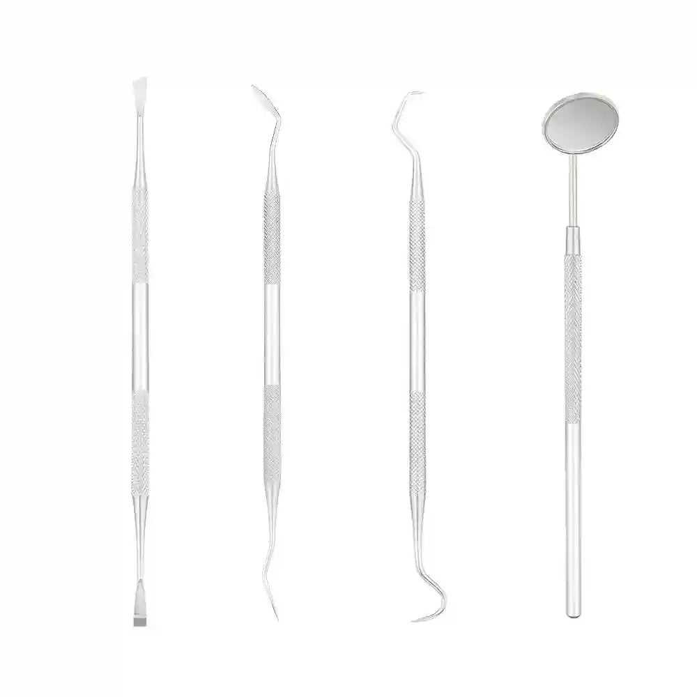 Professional Stainless Steel Dental Tool Set - Precision Oral Care Kit Eye Massage Instrument 4 pcs set Tidesmit