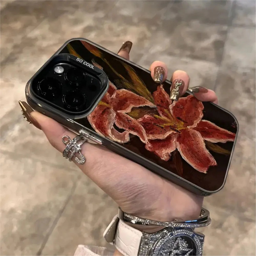 Lily Flower Phone Case - Slim Hard Cover with Drop Protection Tidesmit